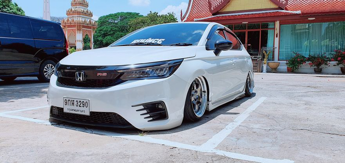 看看泰国车友爆改的超低趴风格2020本田锋范这外形你喜欢吗