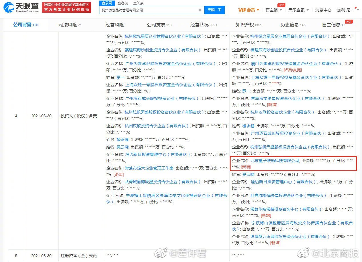 3 投资不足半年，字节跳动退出李子柒签约公司微念休闲区蓝鸢梦想 - Www.slyday.coM