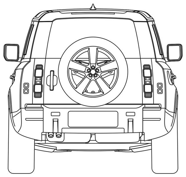 路虎卫士130专利图曝光或在明年上市