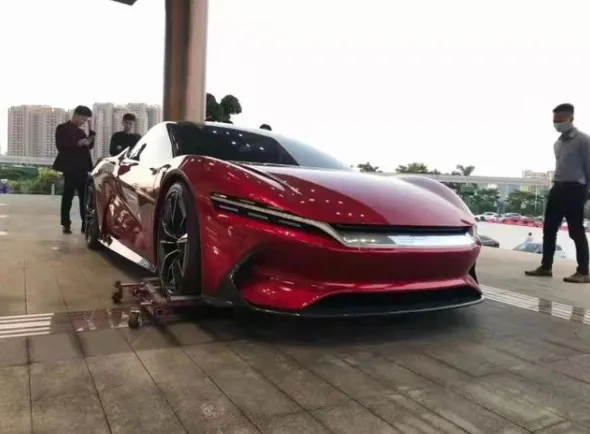 一个字：酷！比亚迪超跑惊现街头休闲区蓝鸢梦想 - Www.slyday.coM