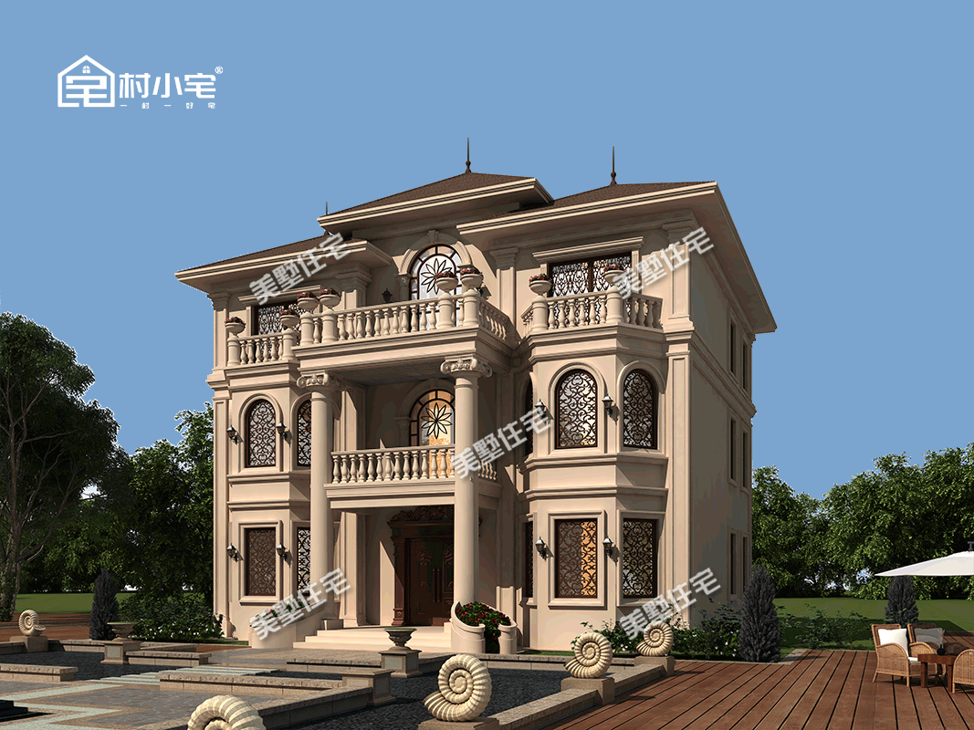 占地199平别墅配八角窗 超大休闲空间,比五星级酒店住得还舒服!