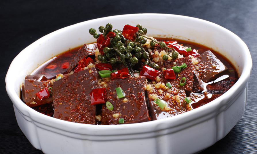 辣子蒜羊血做法学习