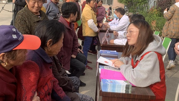进行电信网络诈骗进行宣传（央广网发 薛鹏飞摄）