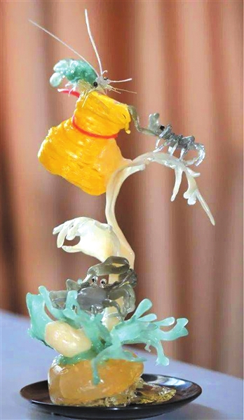 精美糖画栩栩如生图