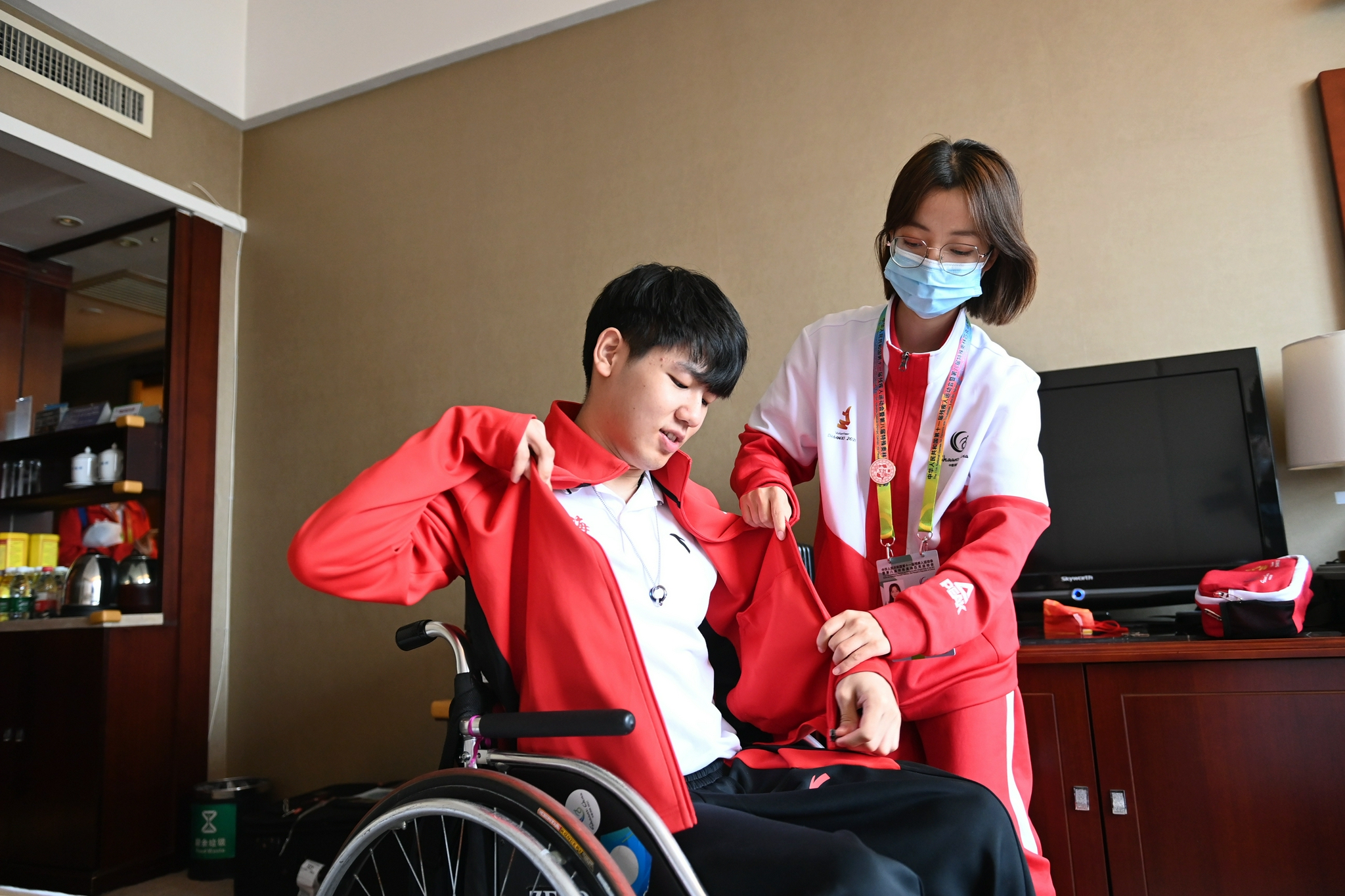 残运会——随队志愿者的一天