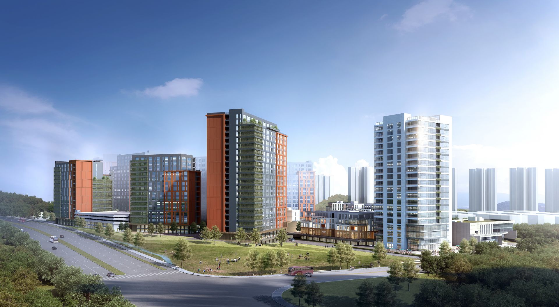 梅龙湖智能制造产业新城规划效果图.