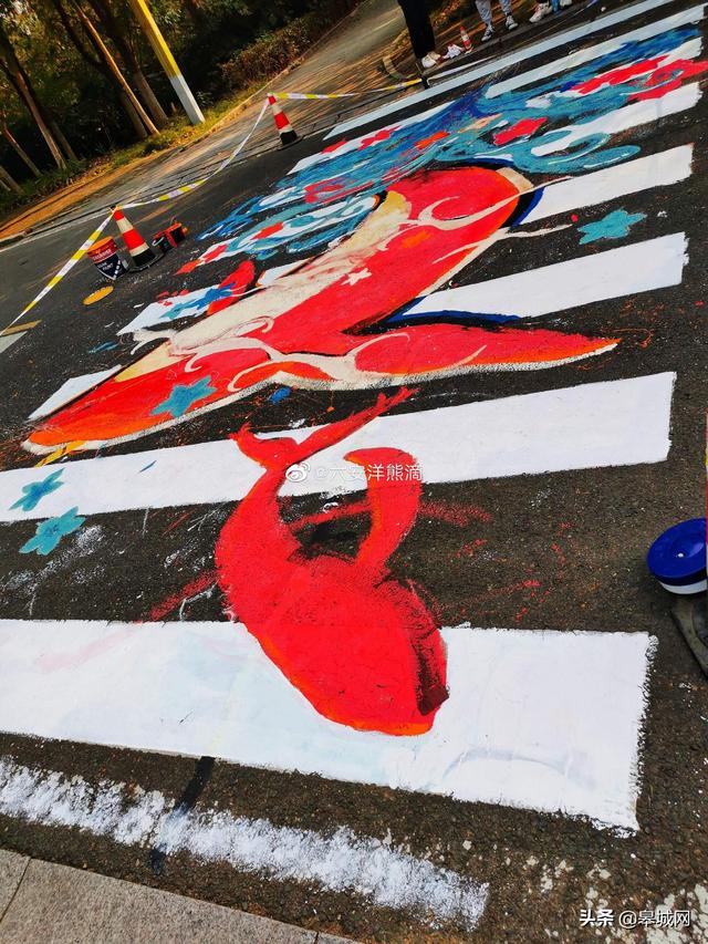 月亮岛环岛路斑马线被涂鸦是否影响交通安全