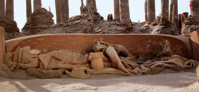 图说:小河墓地鸟瞰图.