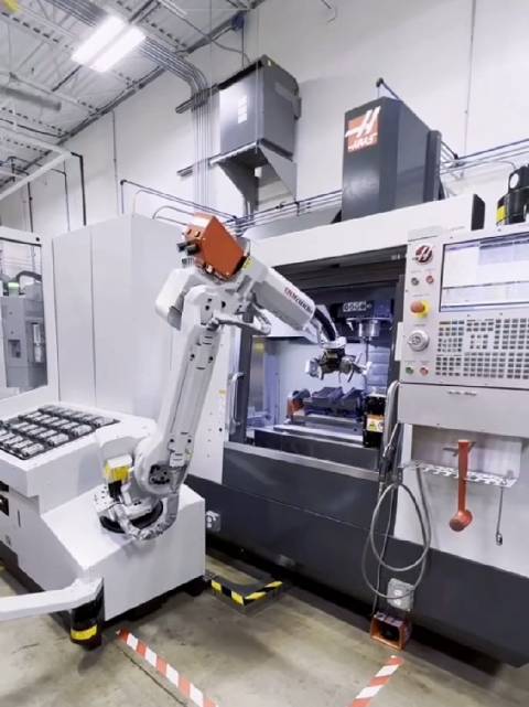 工业机器人自动装夹工件