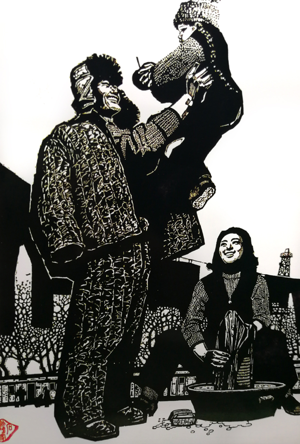 大家风采著名版画家杨忠义作品欣赏