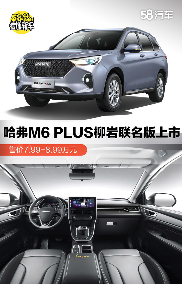 哈弗m6plus海报,m6plus哈弗 哈弗m6plus柳岩联名版上市售价799899万元