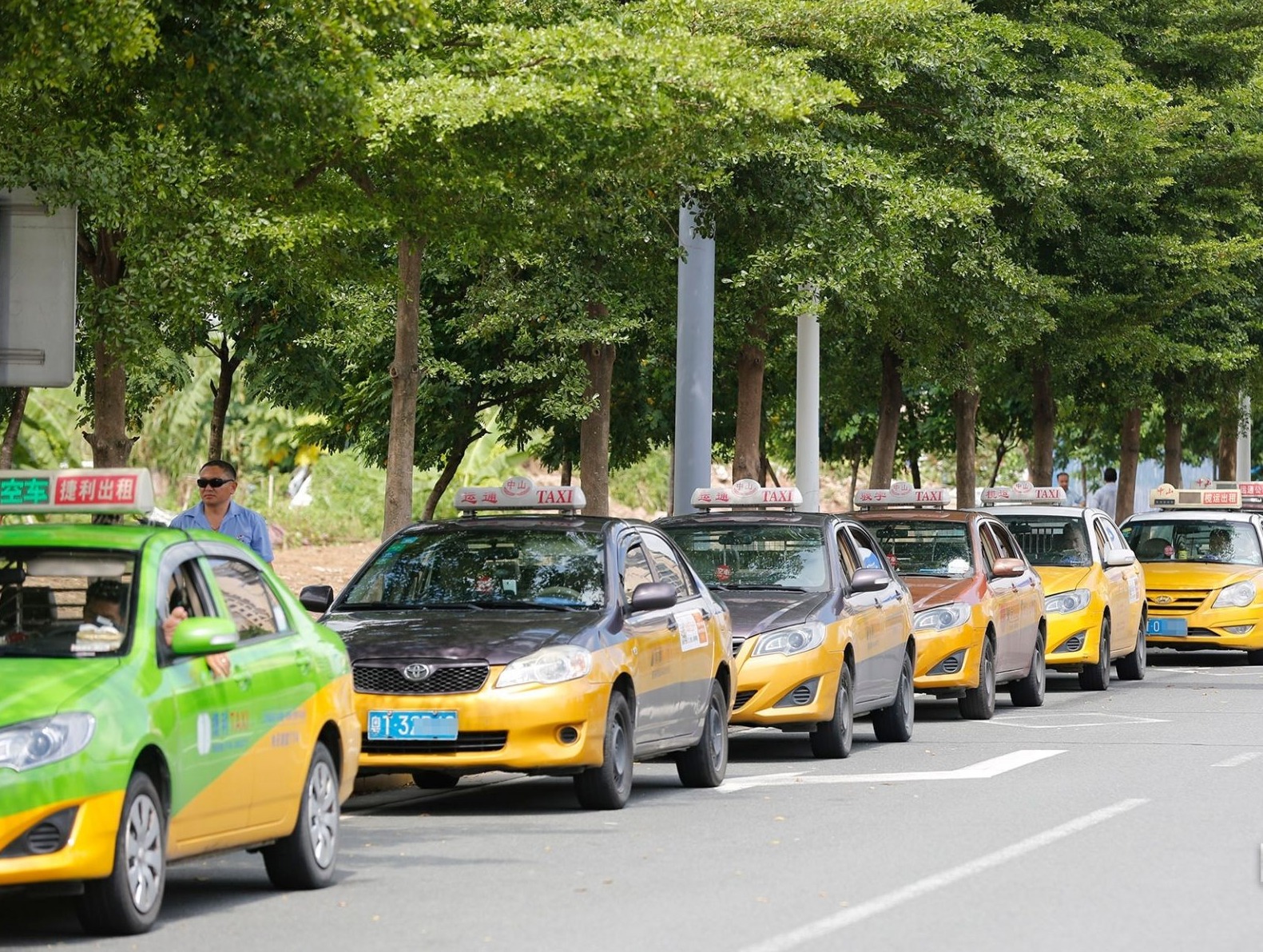 中山市巡游出租车. 南方  叶志文 拍摄