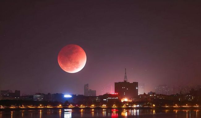 月全食|血月|月偏食_新浪新闻