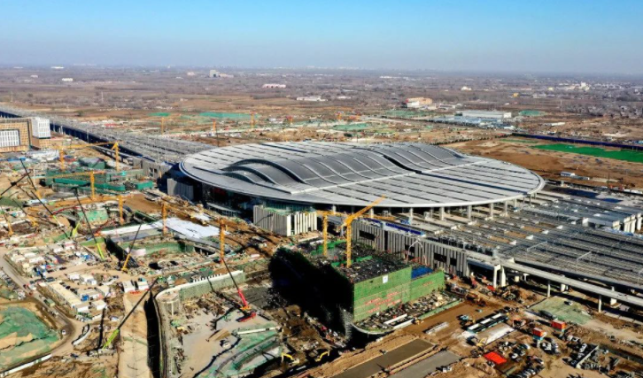 中国基建有多强?短短2年,建雄安高铁站,成亚洲最大高铁站?