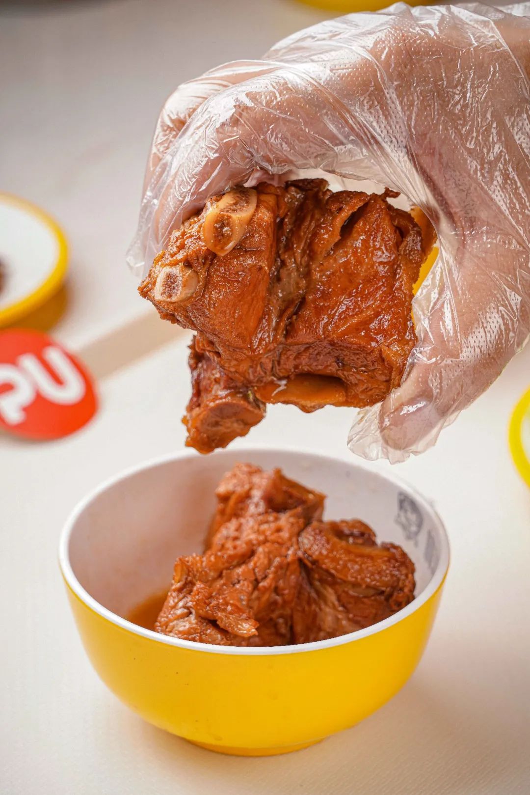 福利99元秒40元酱骨米饭单人套餐酱骨肉质厚实翅尖卤味浓郁