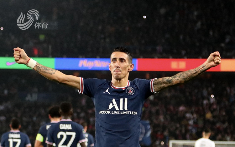 迪马利亚献绝杀巴黎21逆转里尔