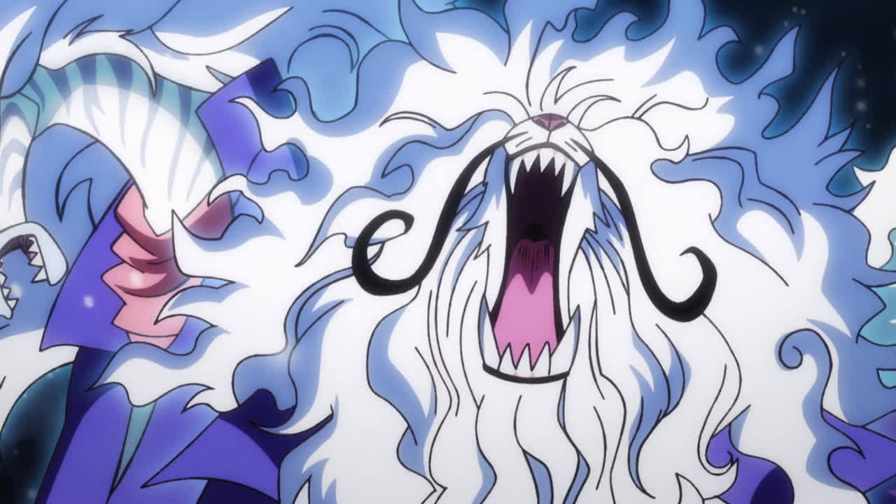 海贼王997集动画片段剪辑:毛皮族集体变身月之狮子