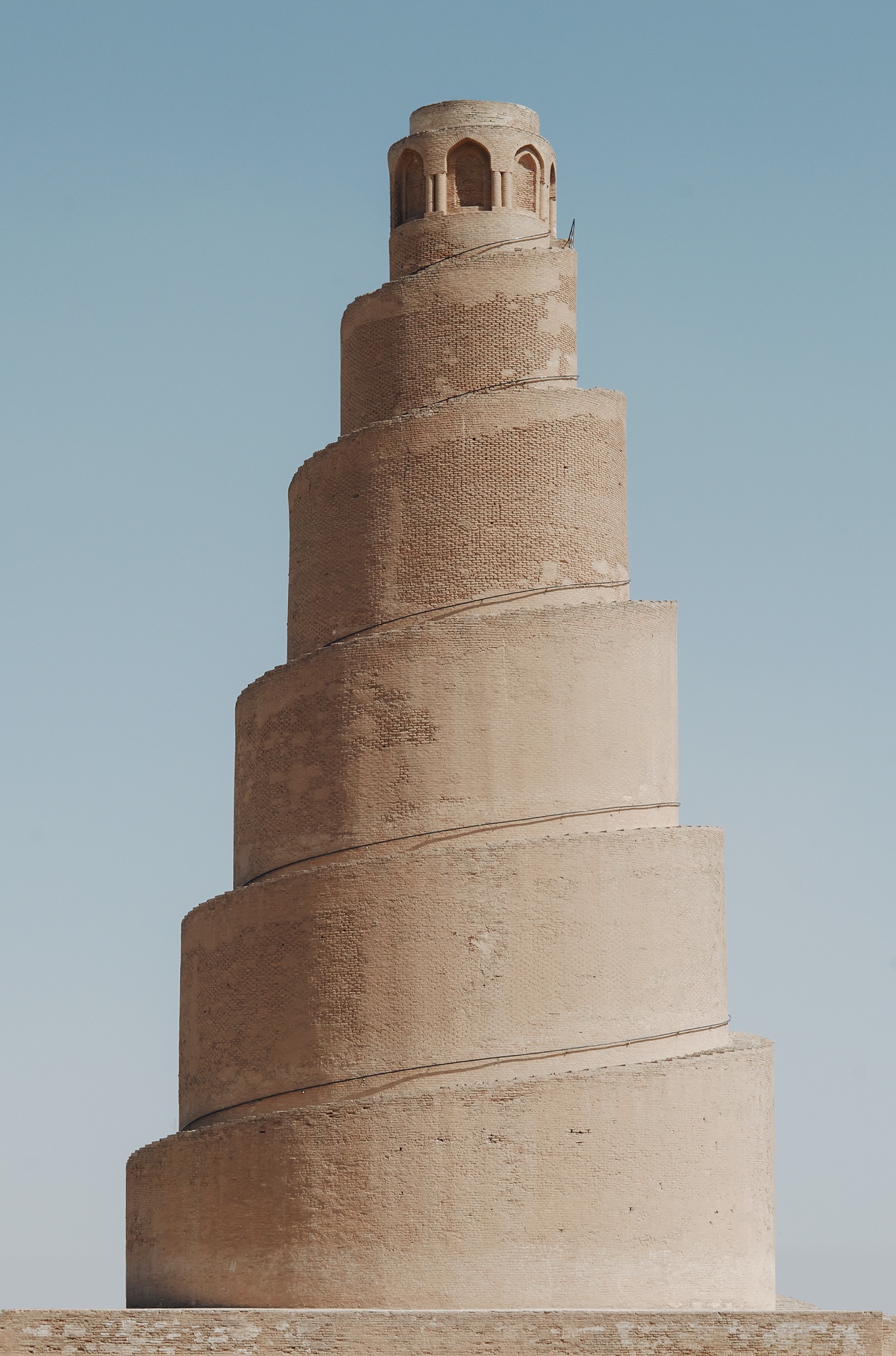 伊拉克萨迈拉,萨迈拉大清真寺旋转塔.