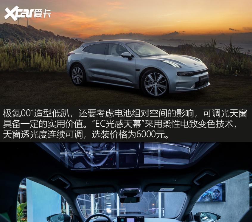 从极氪001被声讨说起 解读可调光天窗