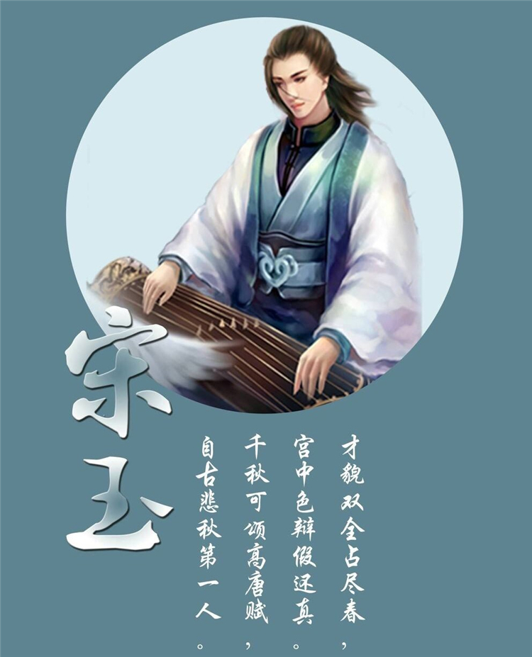 楚襄王与唐勒,景差,宋玉四人出去游玩,楚襄王说令他们每人都吹一下牛