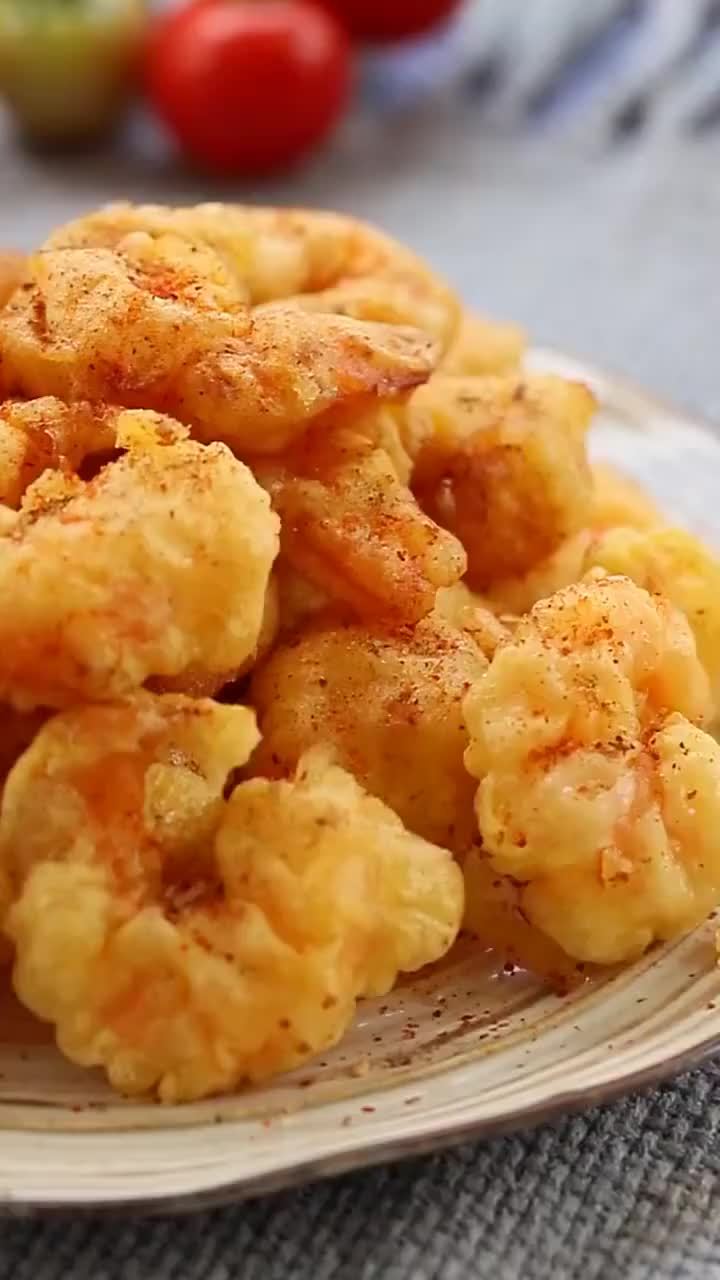 椒盐干炸虾仁教程