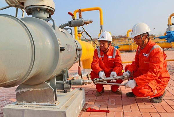 河北秦皇岛中俄东线天然气管道线路加强巡检保障天然气管网安全运行