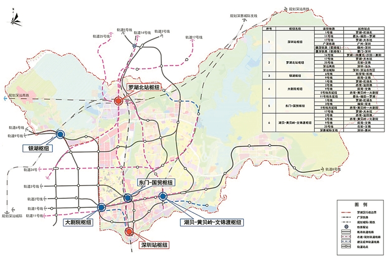 罗湖规划双高铁枢纽|高铁|深圳市|火车站_新浪新闻