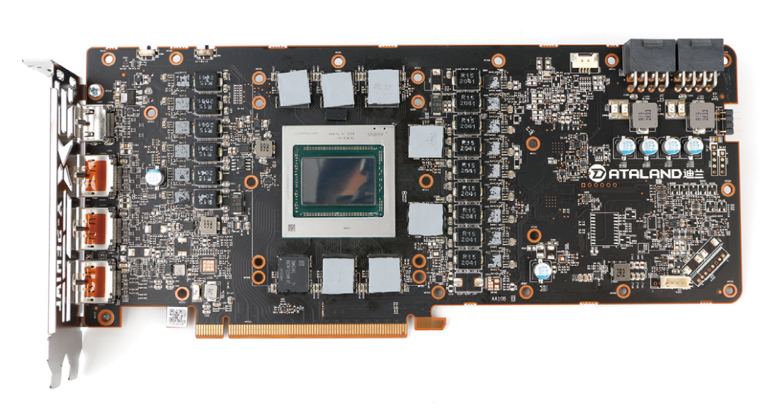 满载gpu核心温度仅68迪兰rx6800xt16gx战神显卡