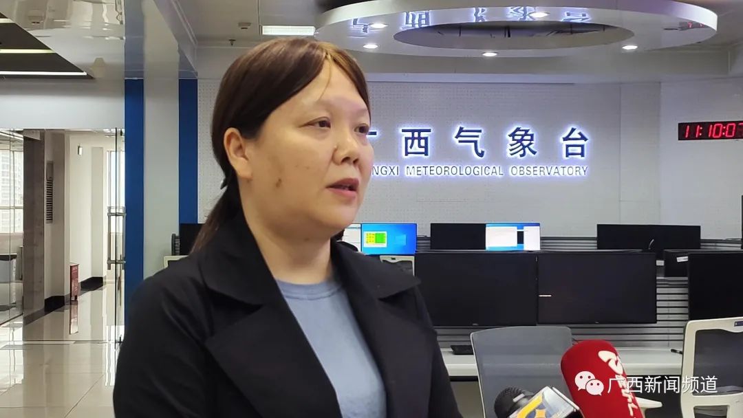 "广西气象台首席预报员 周云霞:从7日开始,广西大部降温可以达到8到10