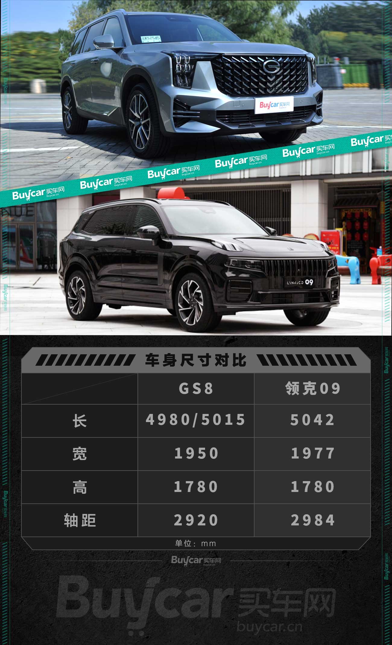 谁才是自主品牌7座SUV新标杆？第二代GS8对比领克09