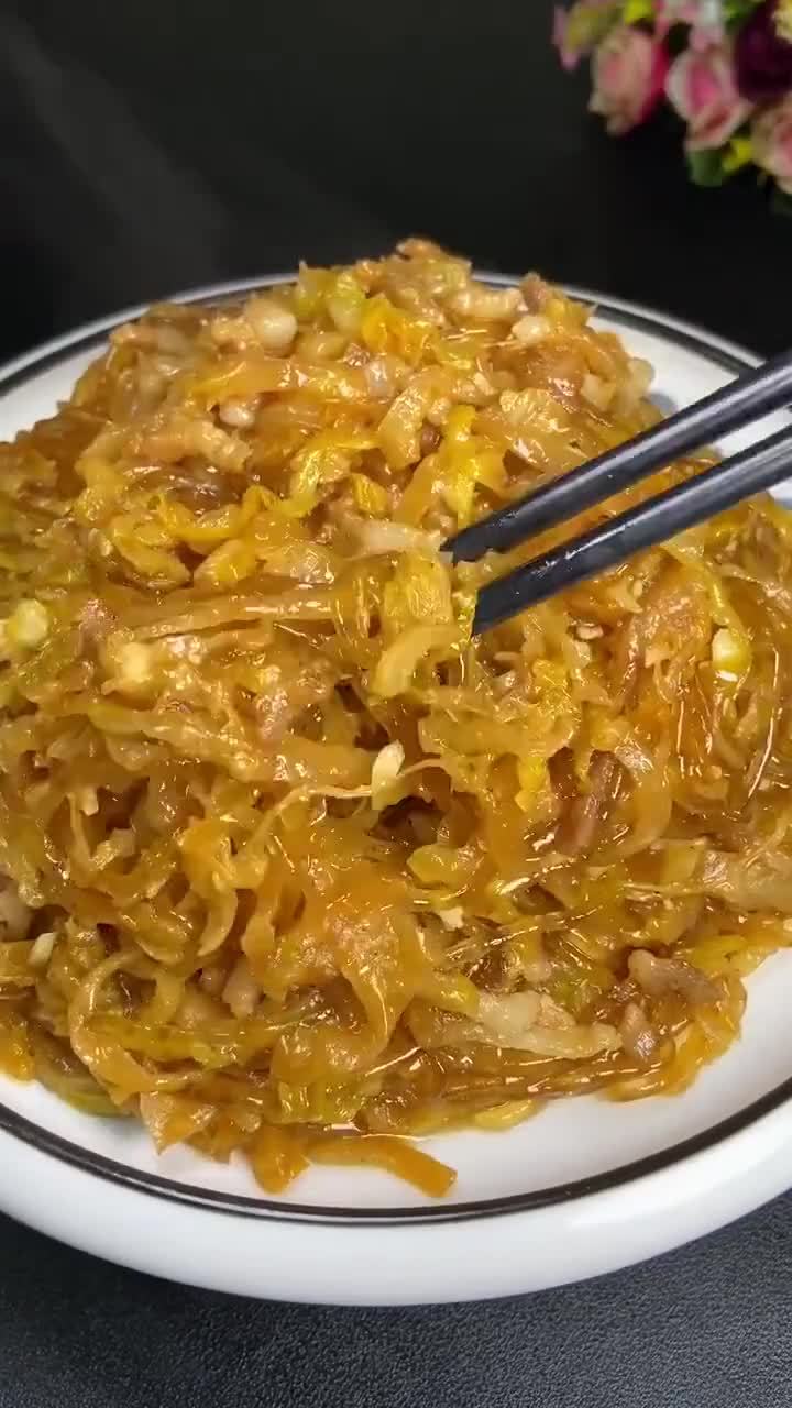 东北名菜酸菜炒粉条的做法好吃下饭