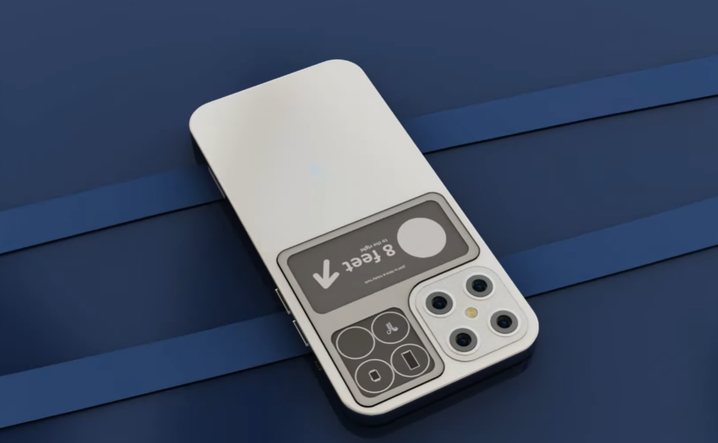 爱疯14pro max,爱疯12promax iphone14promax渲染图四摄相机4570mah后置双副屏外观另类