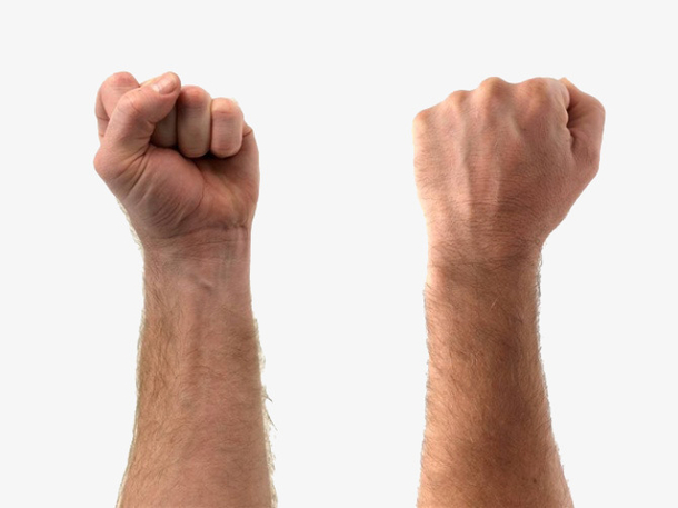 五指张开,张到最大,然后紧紧的握拳,坚持1秒钟,循环张开,握拳,张开