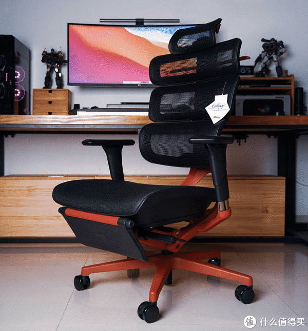 骚气的红黑配色,ergomax evolution 2pro 人体工学坐椅分享展示