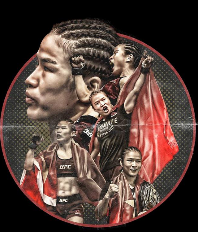 加油张伟丽ufc中国军团年度首胜的希望之火