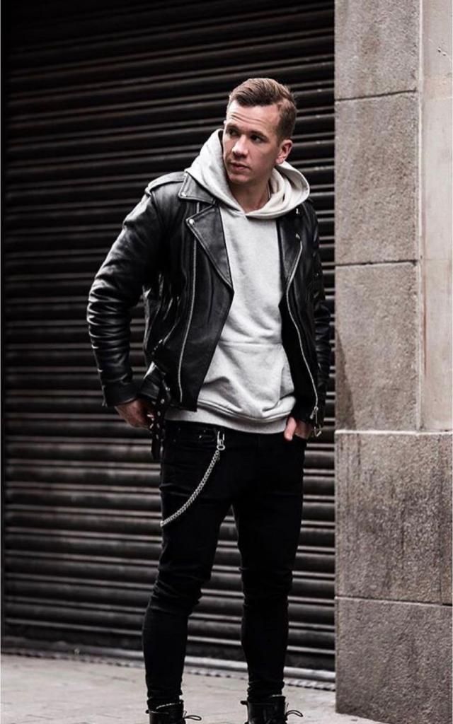 皮靴 牛仔裤很经典的组合,能让气质更加分,穿好了男人味十足|皮靴