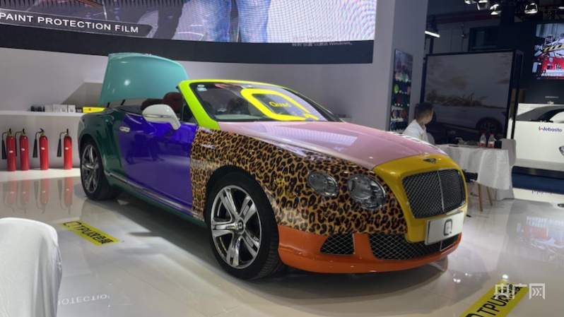 酷德车膜(央广网记者 江雨璇 摄)