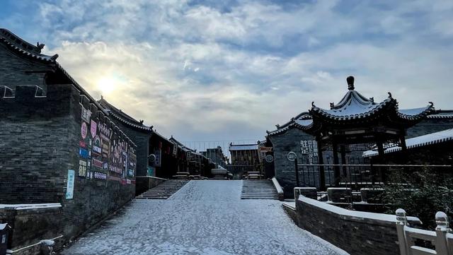 太原阳曲县:雪中的青龙古镇|太原市_新浪新闻