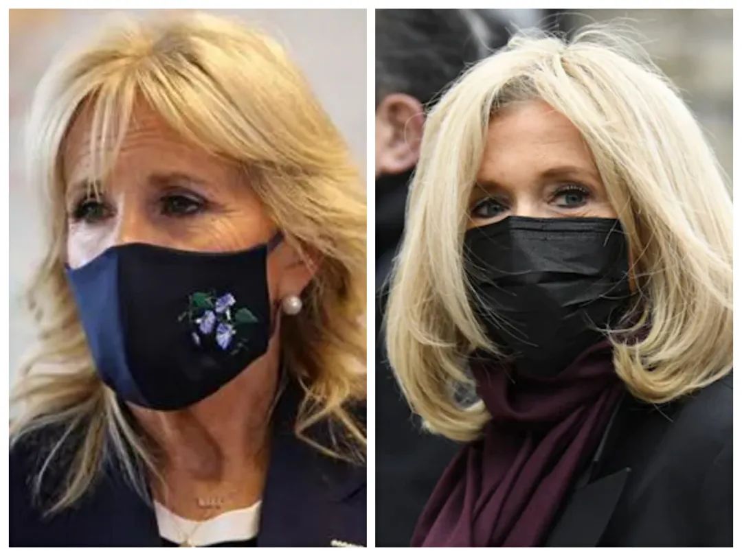 拜登、马克龙夫人同框撞脸！同样当老师二婚嫁总统，衣品却差很多？休闲区蓝鸢梦想 - Www.slyday.coM