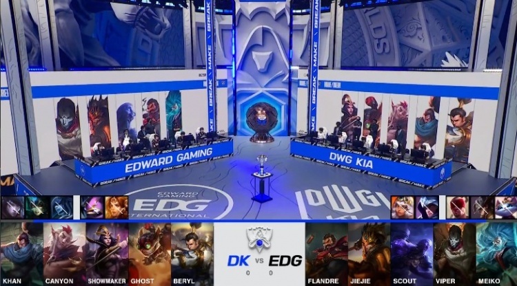 《英雄联盟》S11总决赛，EDG惊险3:2战胜DK夺LPL第三座S赛冠军休闲区蓝鸢梦想 - Www.slyday.coM