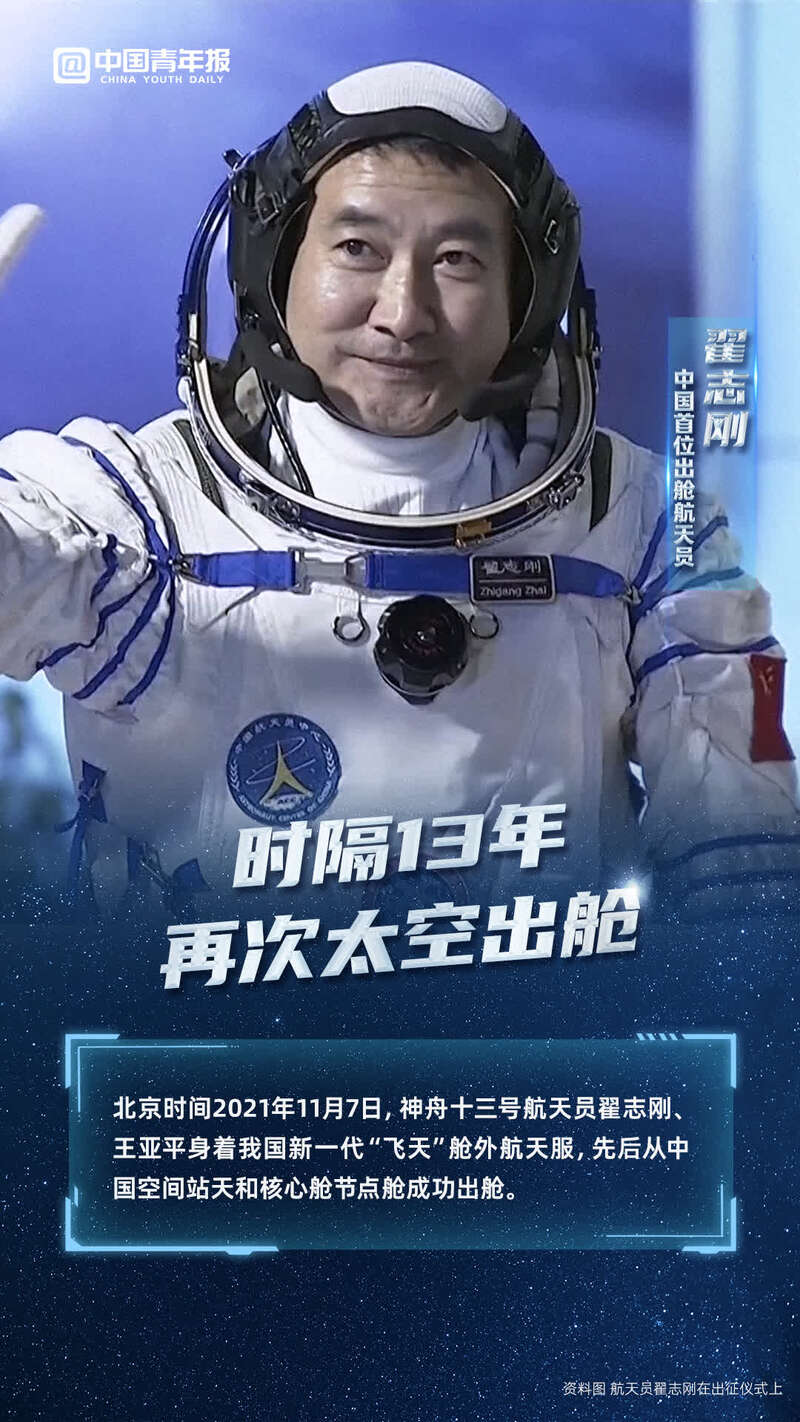 王亚平迈出中国女性舱外太空行走第一步|翟志刚|北京市_新浪新闻