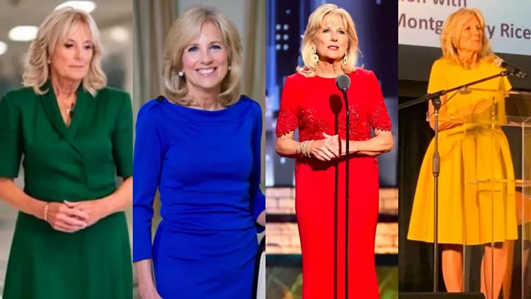 拜登、马克龙夫人同框撞脸！同样当老师二婚嫁总统，衣品却差很多？休闲区蓝鸢梦想 - Www.slyday.coM