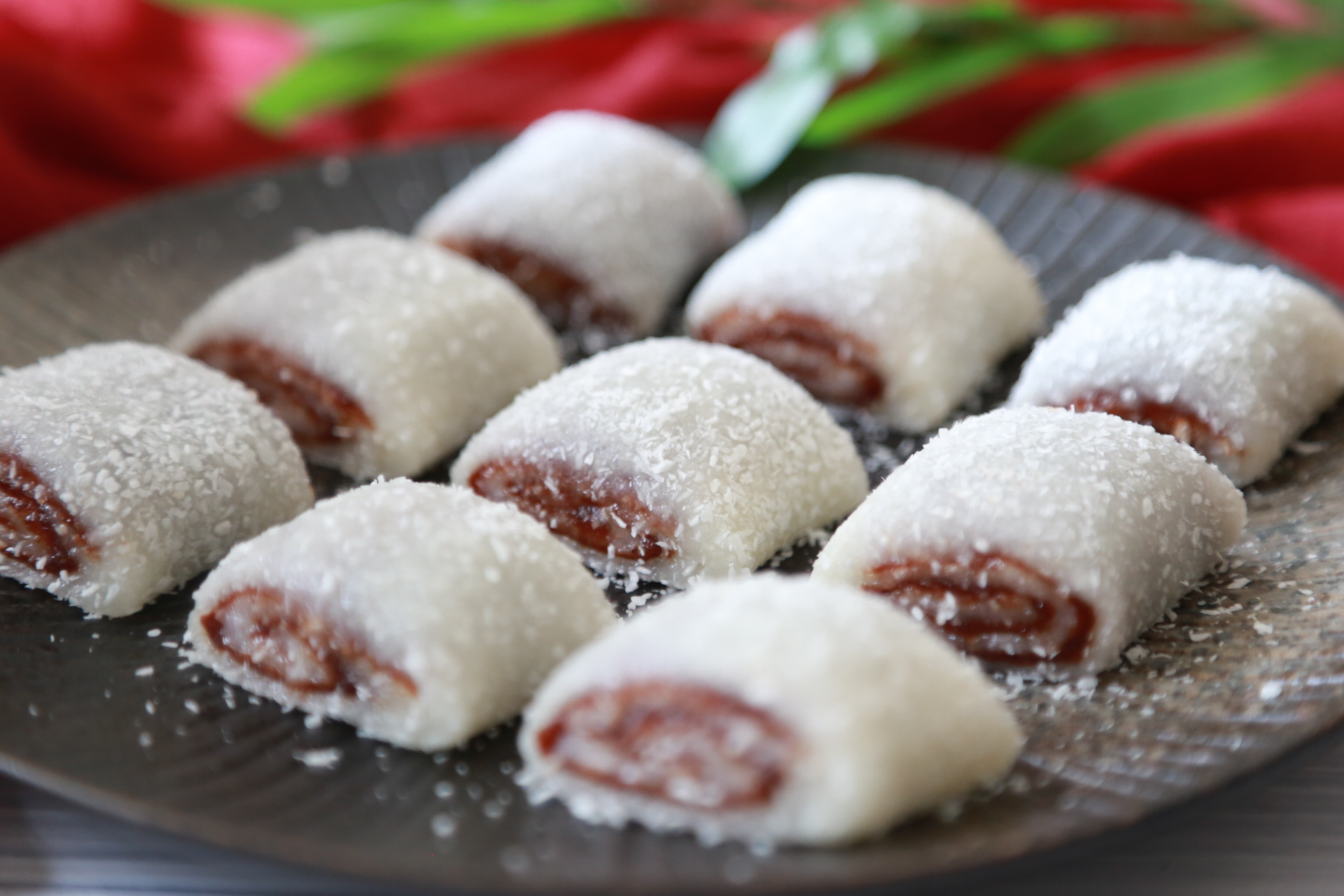 自制美味糯米豆沙卷香甜软糯制作简单大人孩子都说好吃