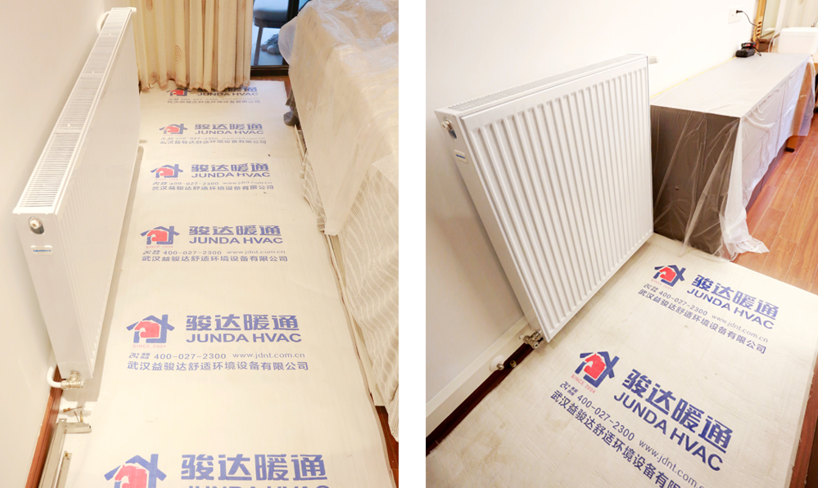 骏达暖通无痕改造体现技术活也是一门艺术活2021湖北工匠杯室内装饰