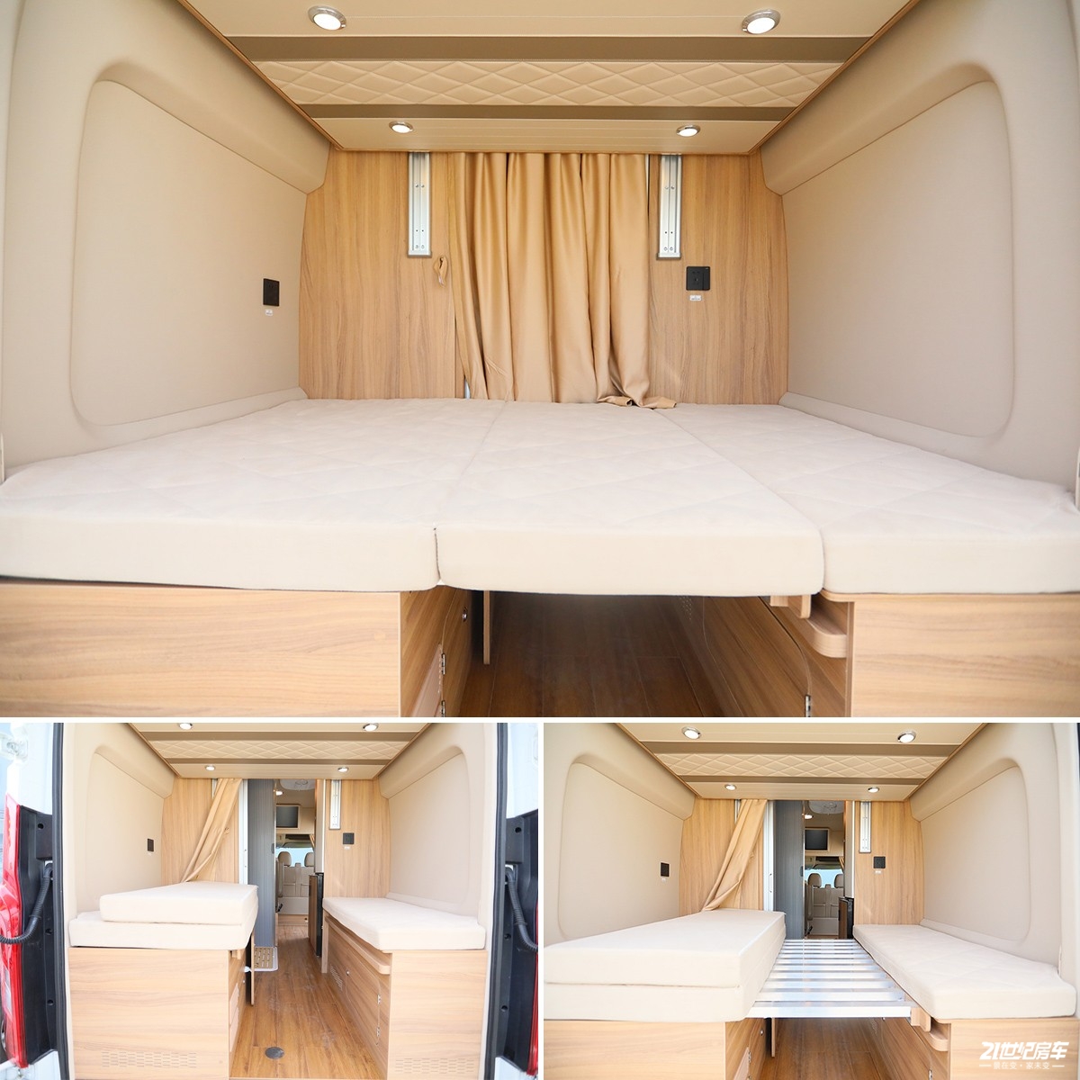 布局各有特色两款上汽大通v90底盘b型房车推荐