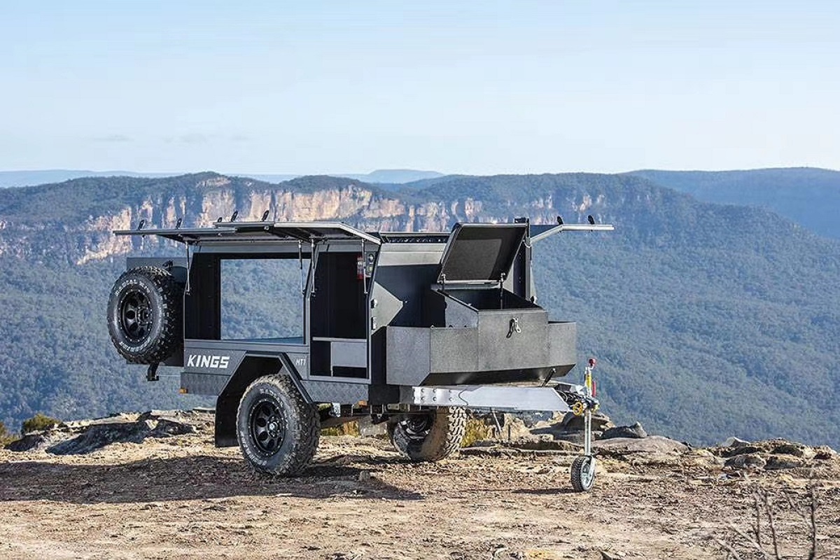 全铝车身澳式风格不到十万的征服猎鹰kings越野拖挂房车