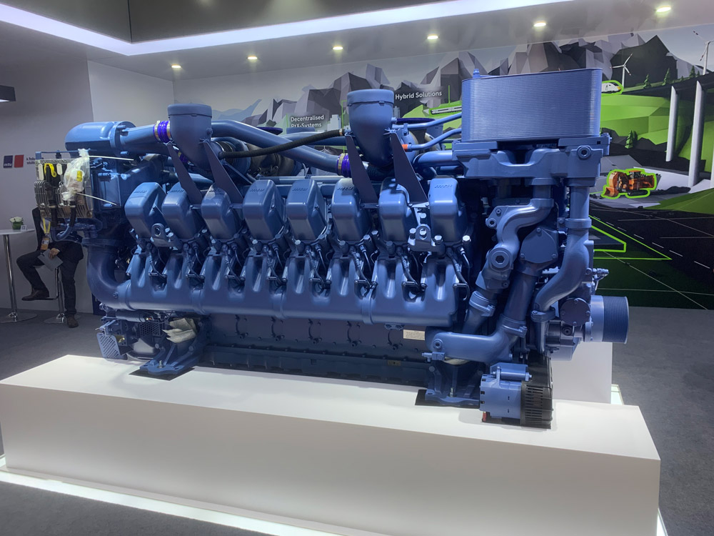 mtu4000系列柴油发动机 图源:观察者网