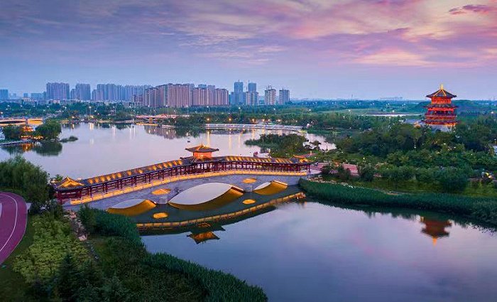 城市公园变公园城市大美淄博的凤凰涅盘