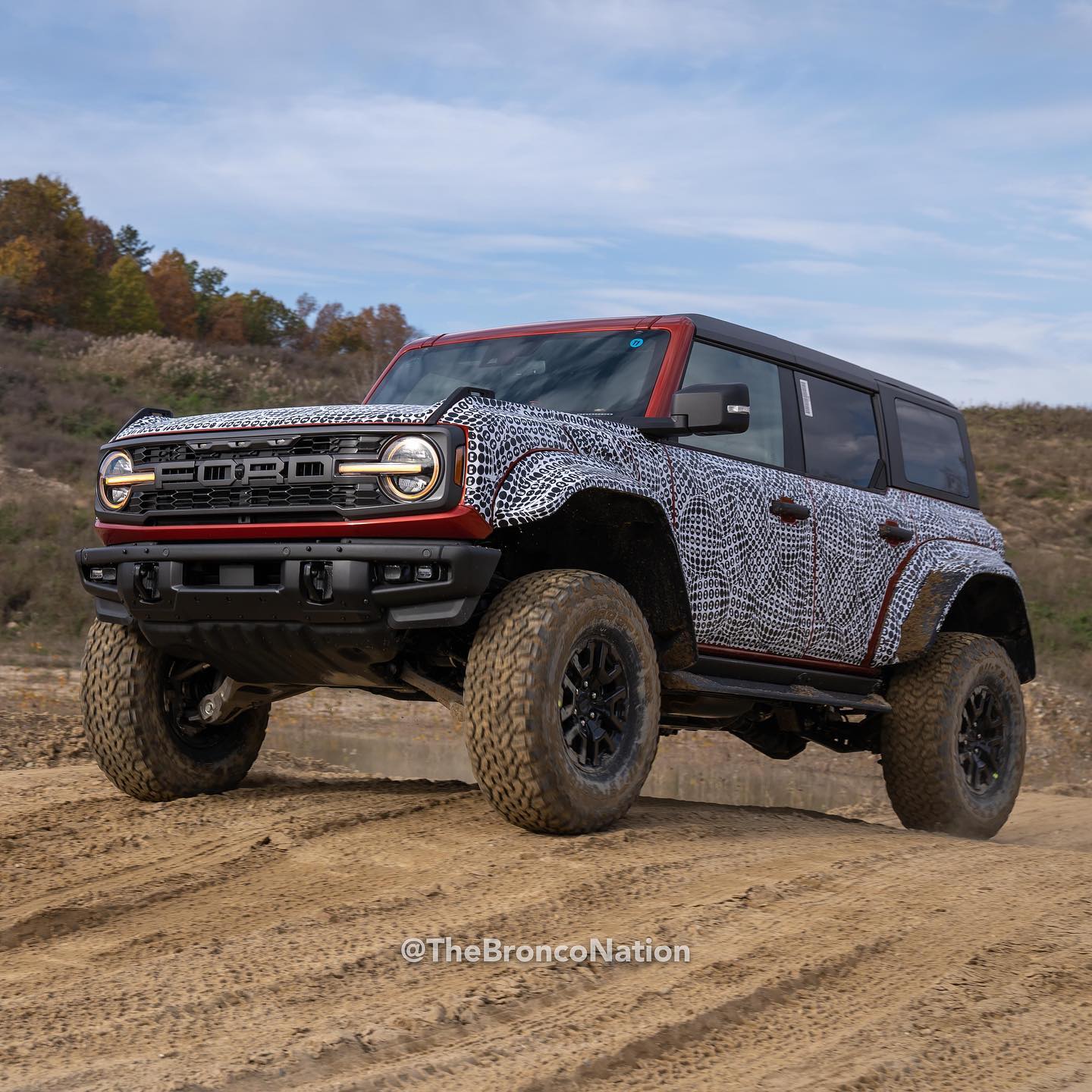 将于2022年亮相 全新福特Bronco Raptor谍照