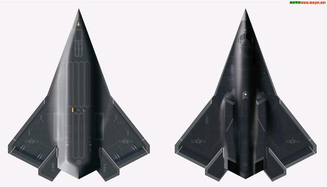 轰20"重点在于b2的侧面有点接近于水滴形,而这架"the next"更接近于